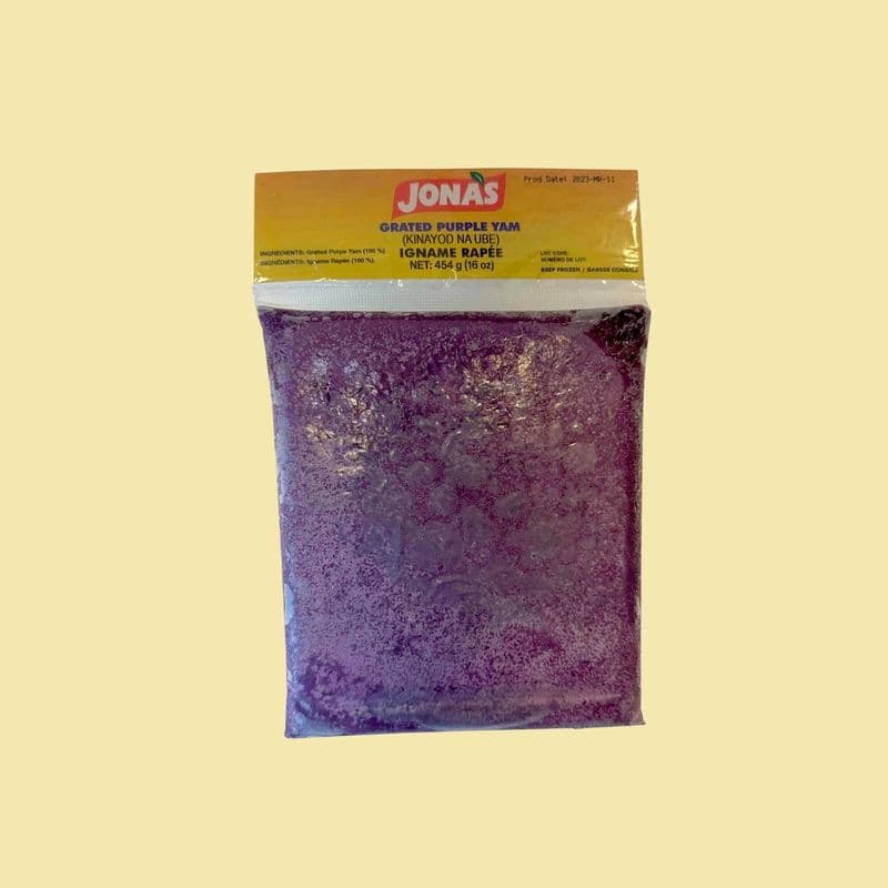 Grated Purple Yam (Kinayod na Ube) 454g - Jonas