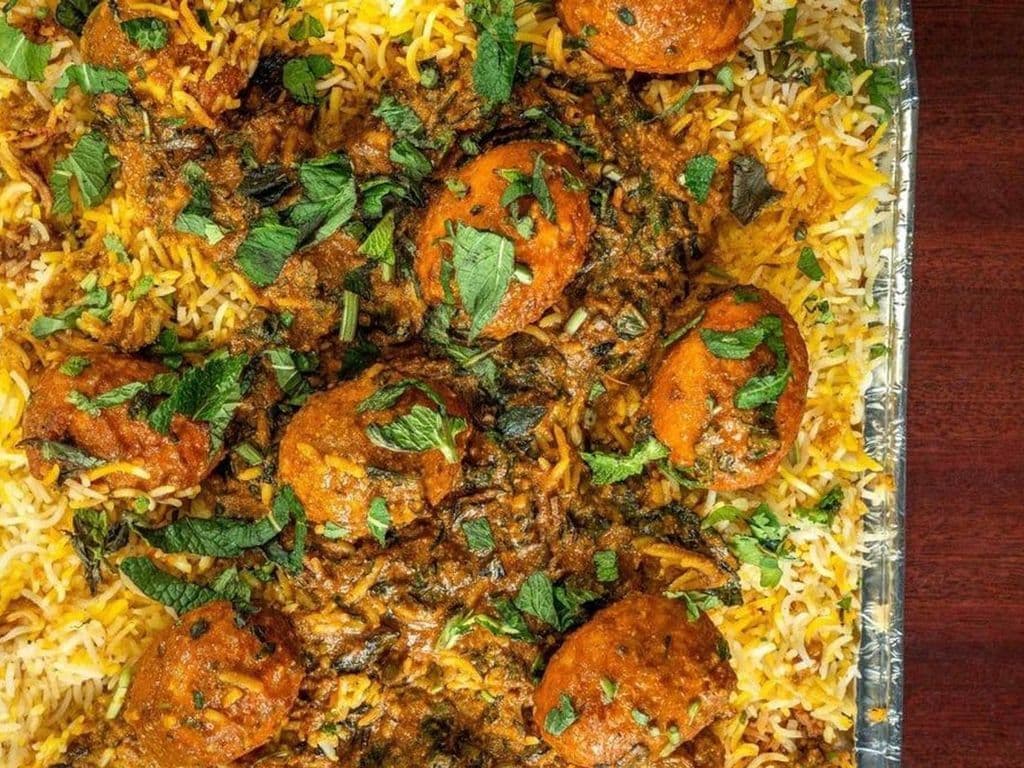 Raju Gari Egg Biryani