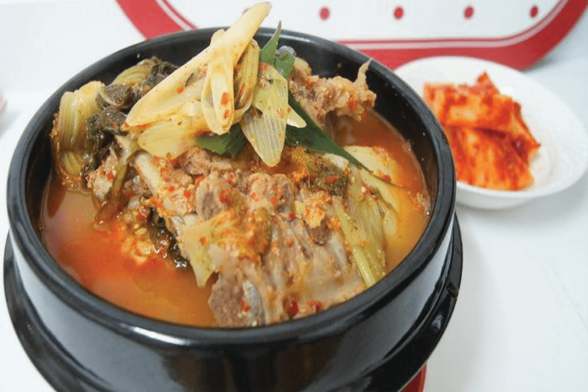 21. Gamja-Tang (Korean Pork Bone Soup)