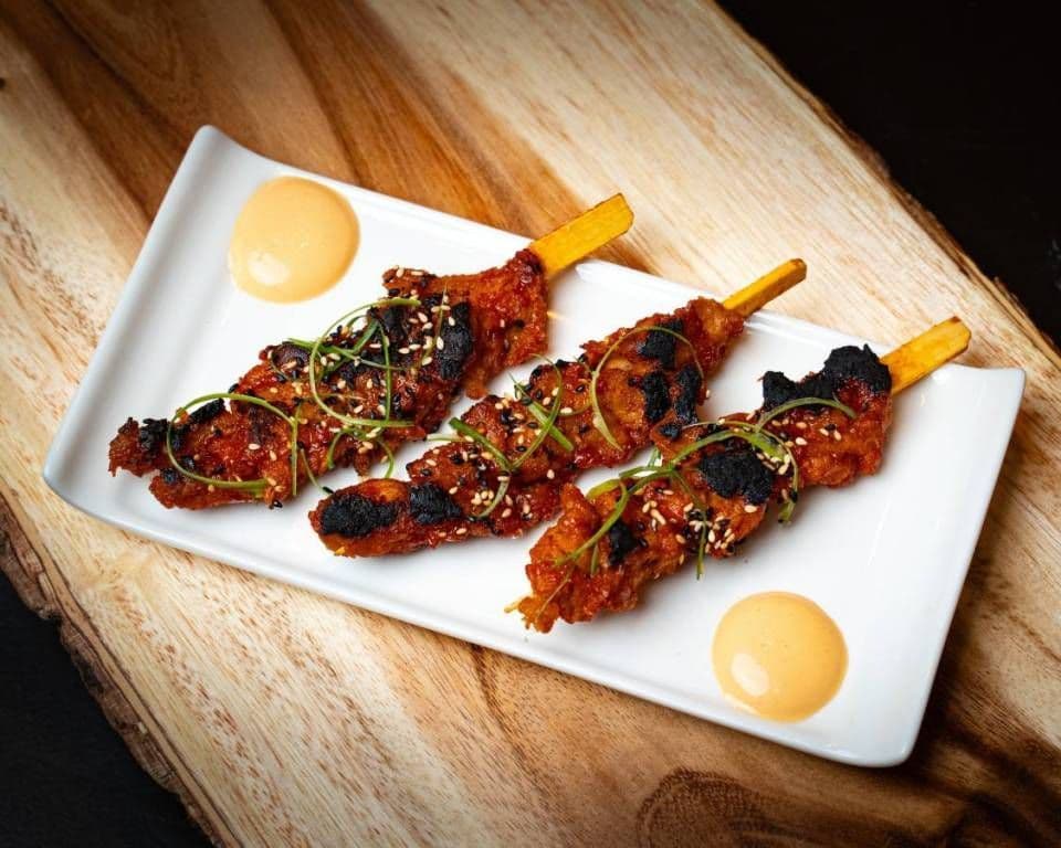 Korean Fried Chikkin Skewers ‡