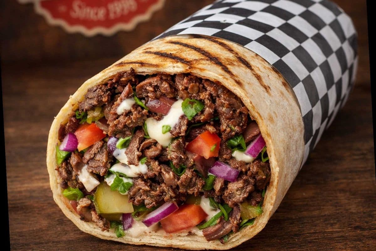 Large Beef Shawarma wrap