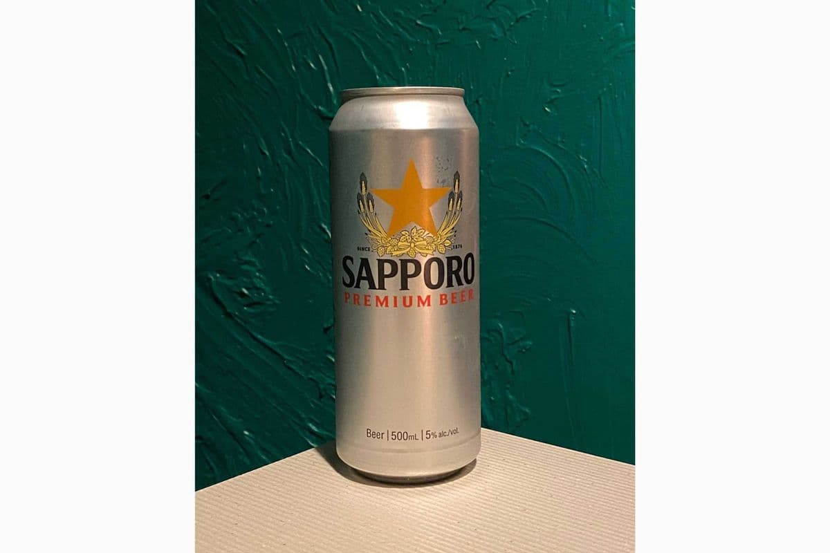 Sapporo Lager (1 x 500 ml Can)