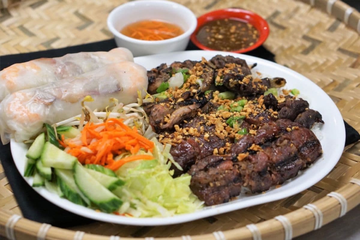44. With Beef On Skewer, Grilled Chicken, Pork On Skewer