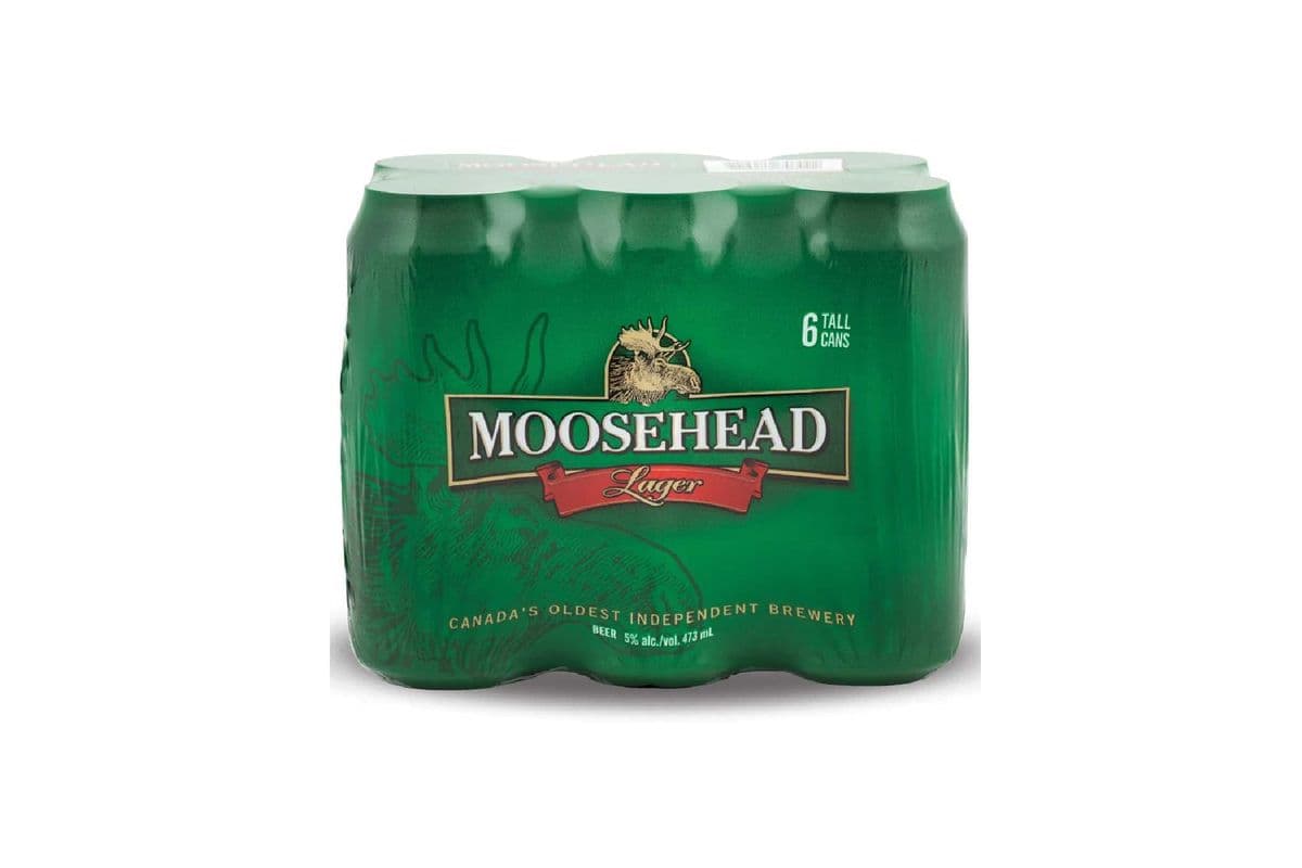 Moosehead Lager (6 Pack cans) (6 x 355 ml Cans)
