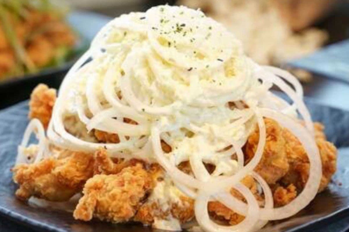 Poulet Frit crémeux a l'oignon / Creamy Onion Chicken