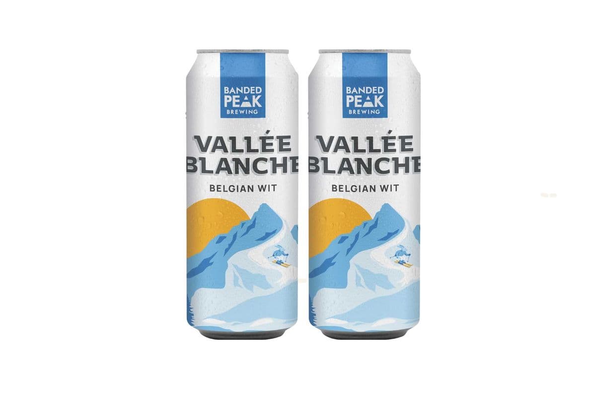 Banded Peak Blanchee Belgian Wit (4 Cans) (4 x 473ml)