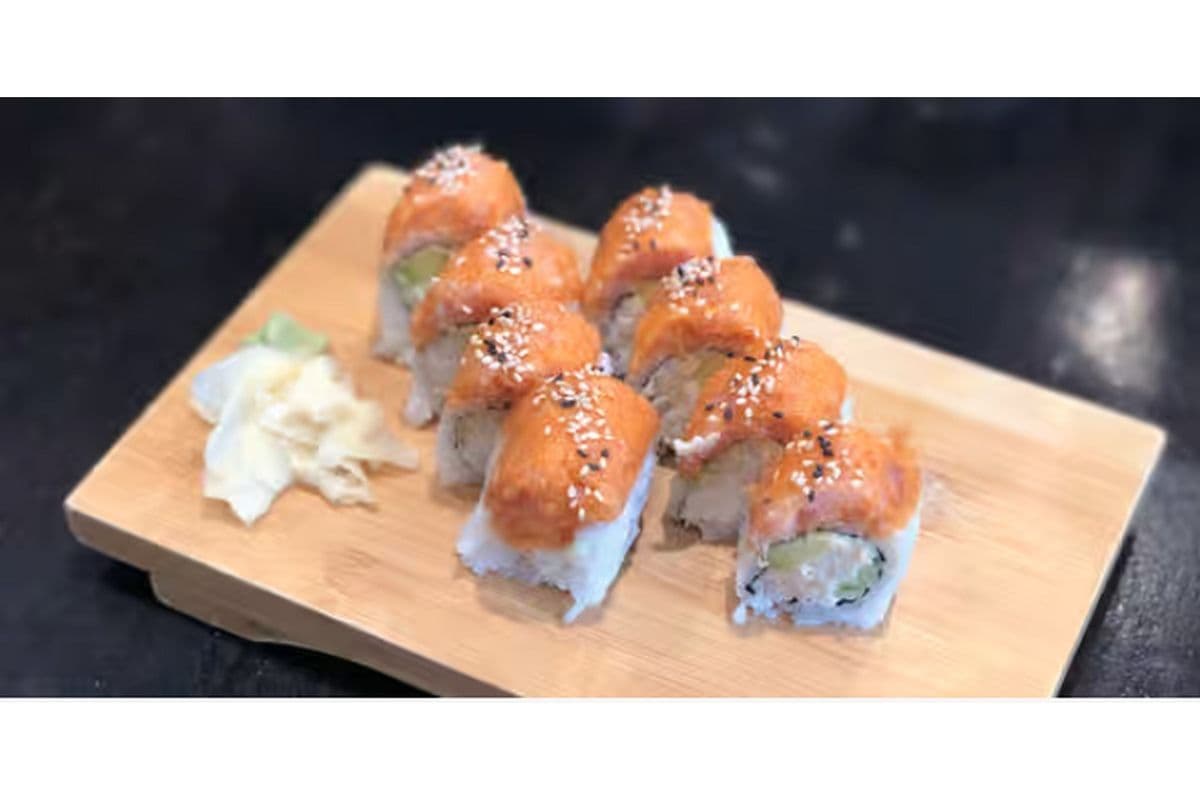 Spicy Tuna Covered California Roll