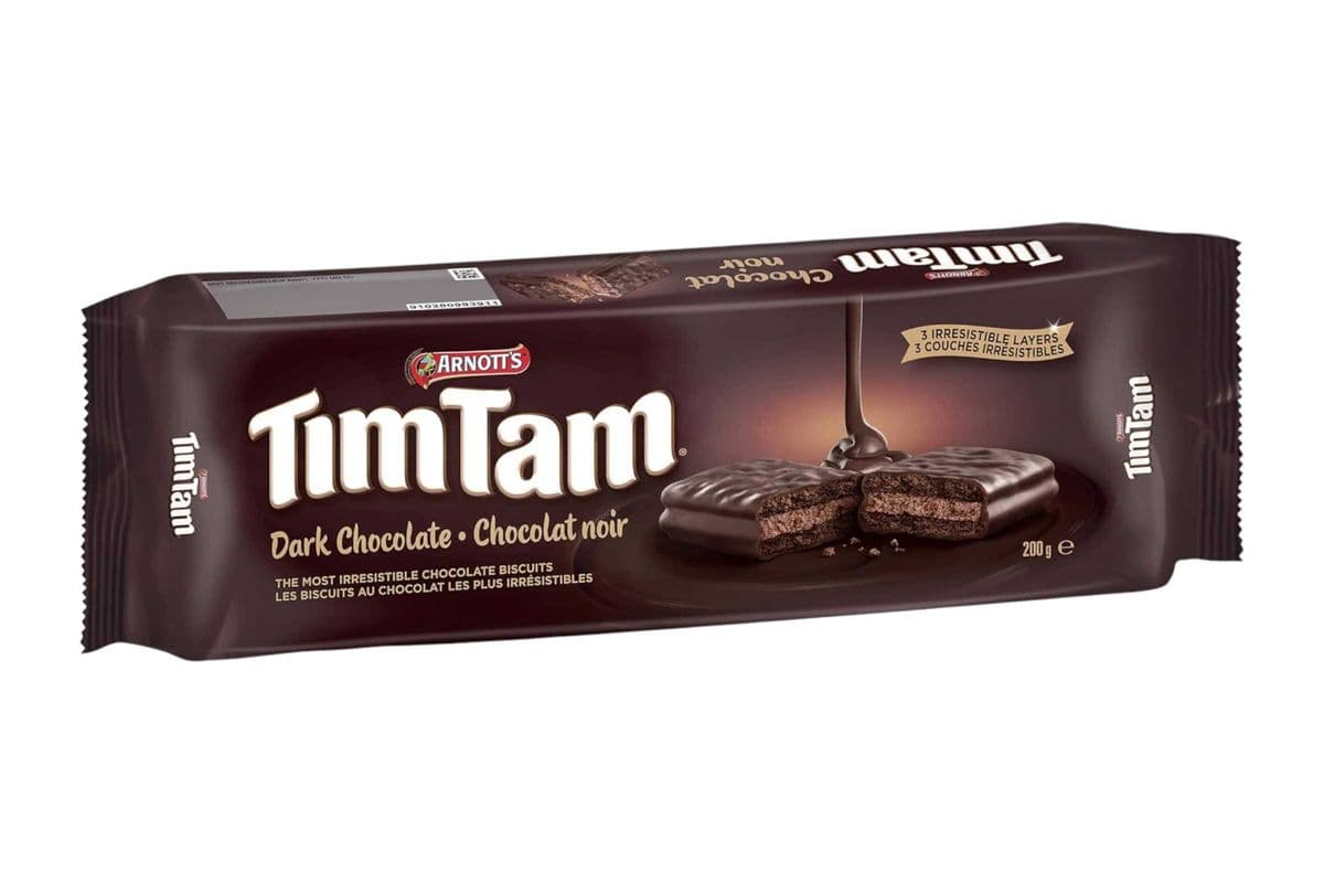 Timtam Dark Chocolate (200gm) (180 Cal)