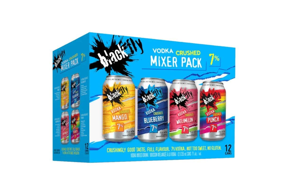 Blackfly MIXER PACK - Crushed (blue) (1 x 12x355ml)