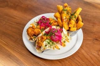 2 Chickpea Tacos