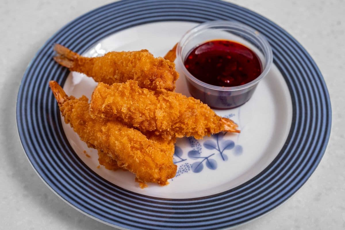 Fried Tempora Shrimp with Sweet and Sour Sauce (1 pc)