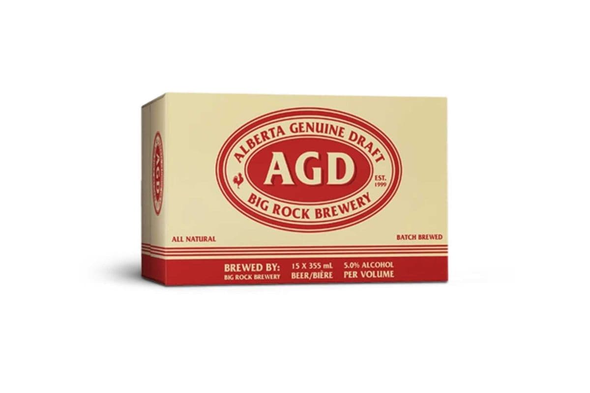 AGD Alberta Genuine Draft (24 Pack) (24 x 355ML)