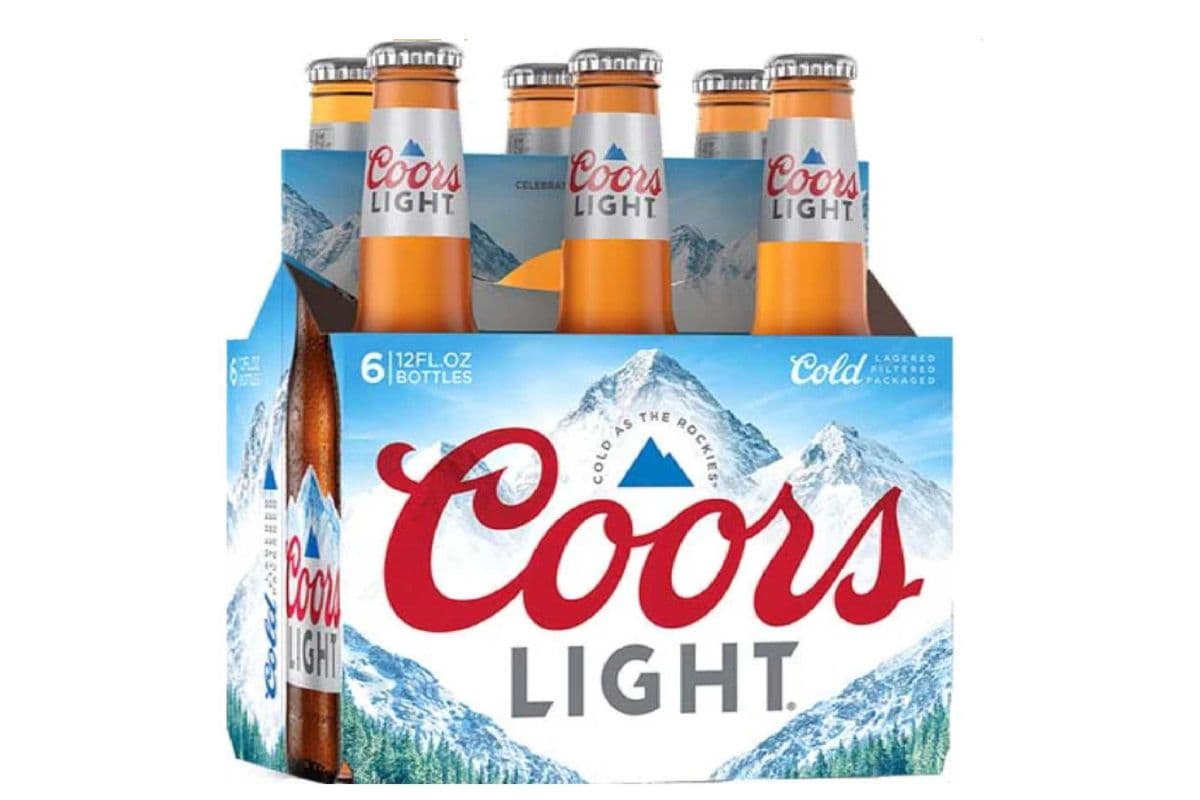 Coors Light (6 x 341 ml Bottles)