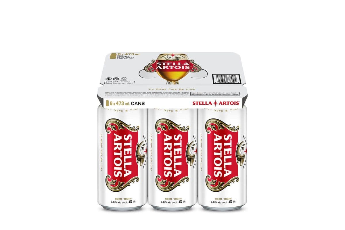 Stella Artois (6 x 473 ml Can)