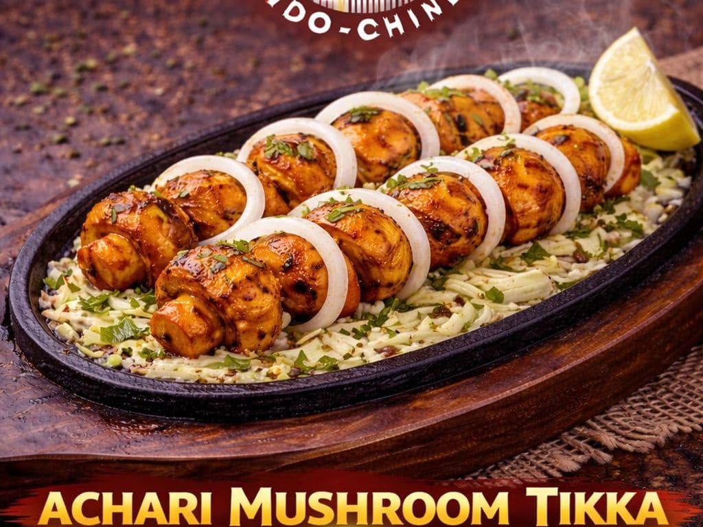 Aachari Mushroom Tikka