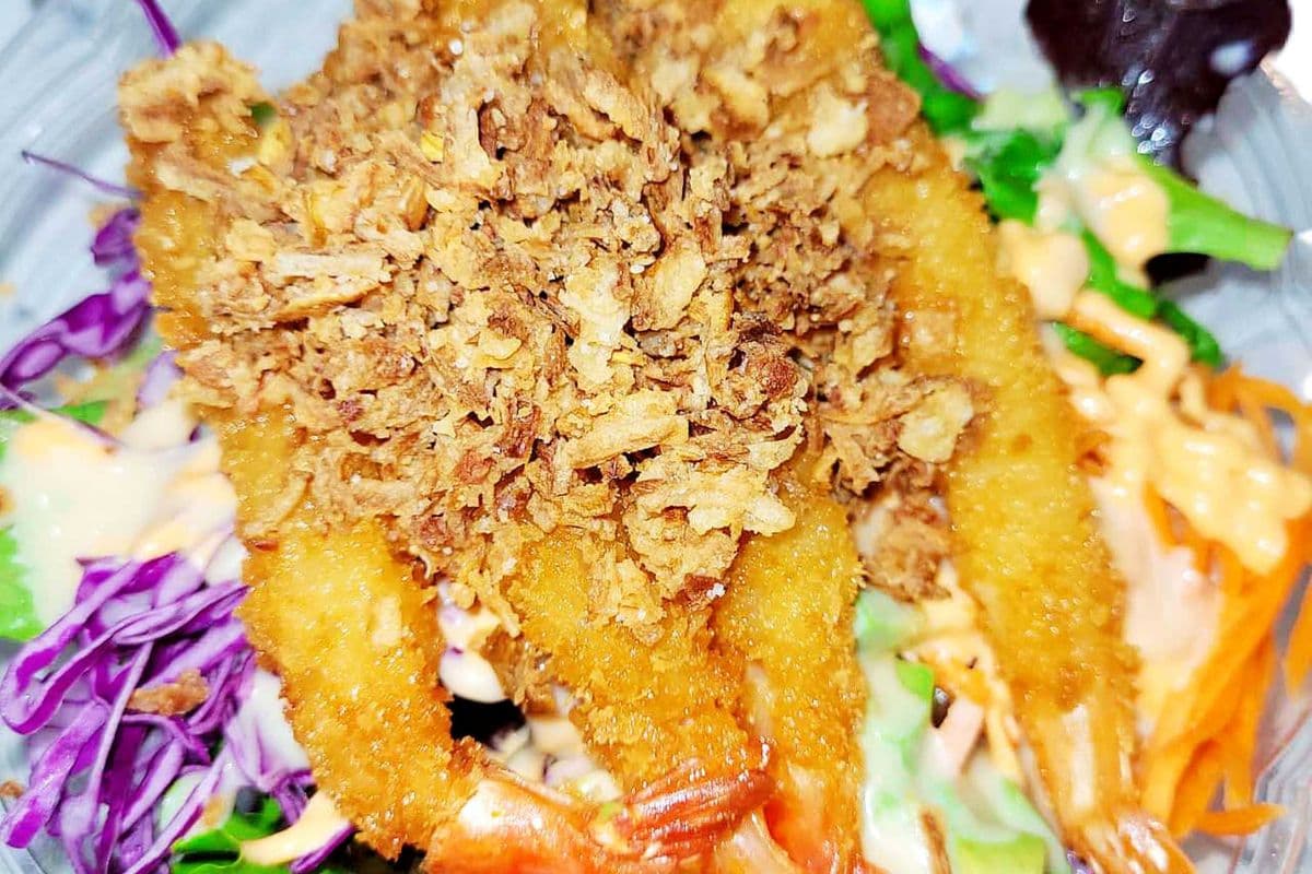 K3. Tempura Shrimp Poké (4pcs)