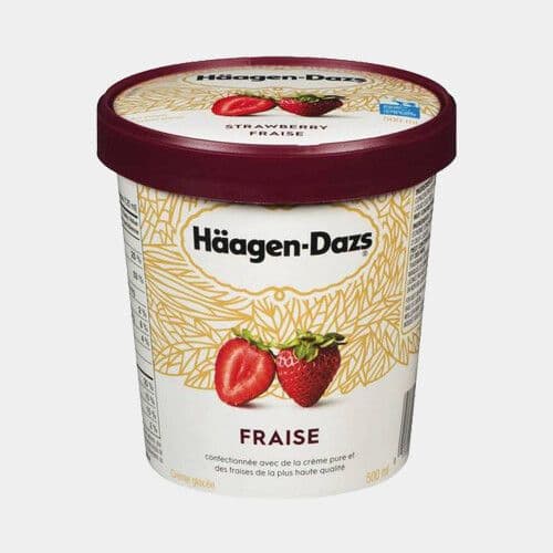 Häagen-Dazs Fraise (500mL) / Häagen-Dazs Strawberry (500mL)