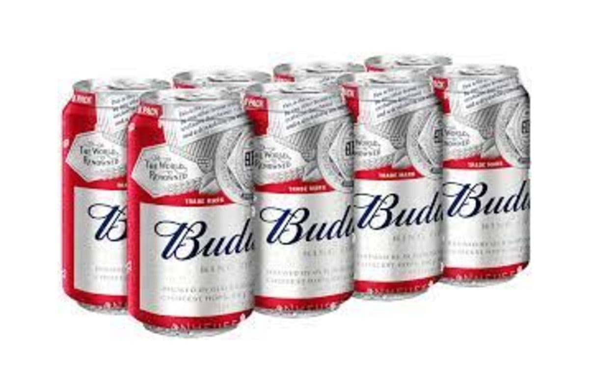 BUDWEISER 8 CANS (8 x 355 ml Cans)