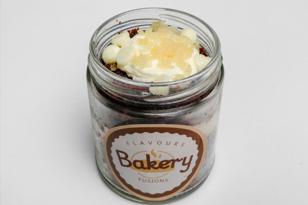 Eggless Red Velvet Jar