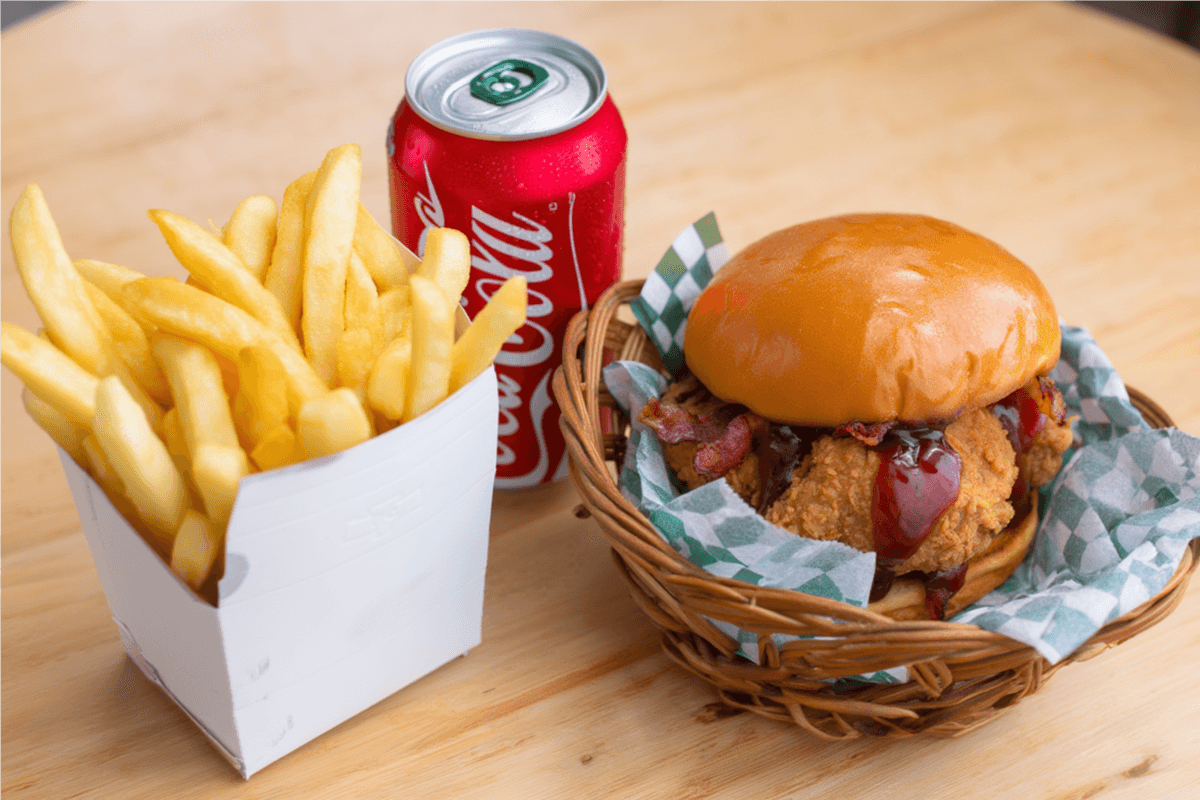 BBQ Bacon Sandwich Combo