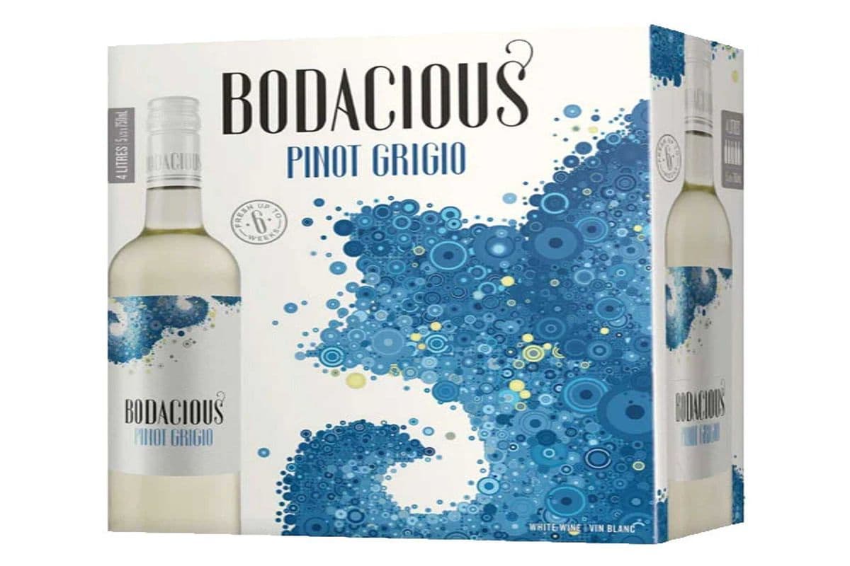 BODACIOUS PINOT GRIGIO 4L (1 x 4L)