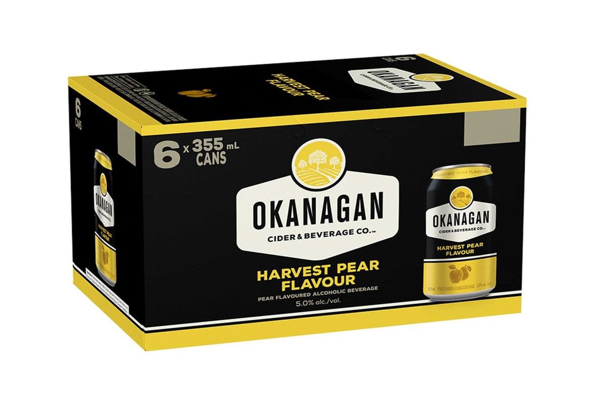 OKANAGAN PREMIUM HARVEST PEAR 6 CANS (6 x 355 ML)