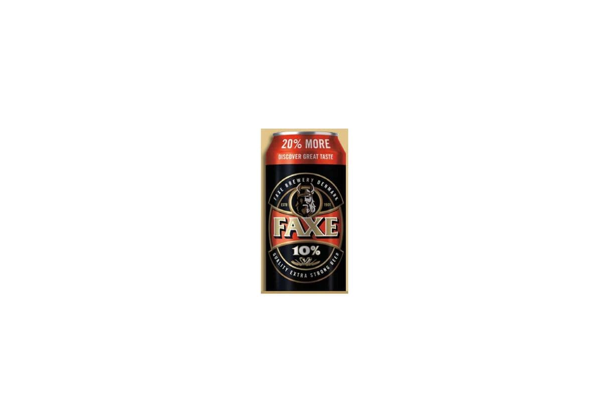 Faxe Extra Strong Beer 10% (1 x 568 ml)