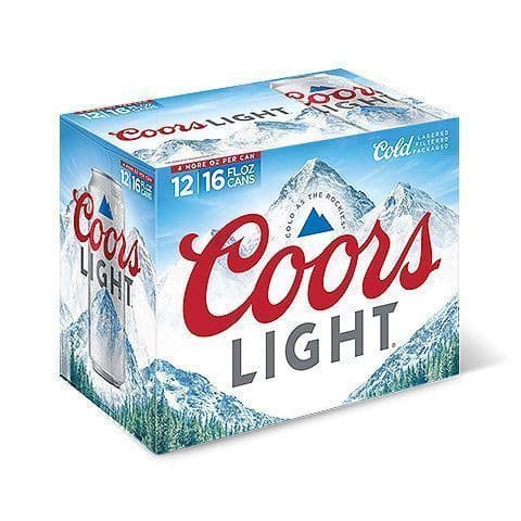 Coors Light 473ml x 12 Pack