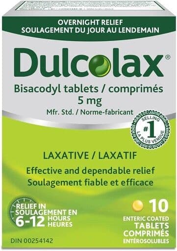 Dulcolax - laxative 5 mg (10 tablets)
