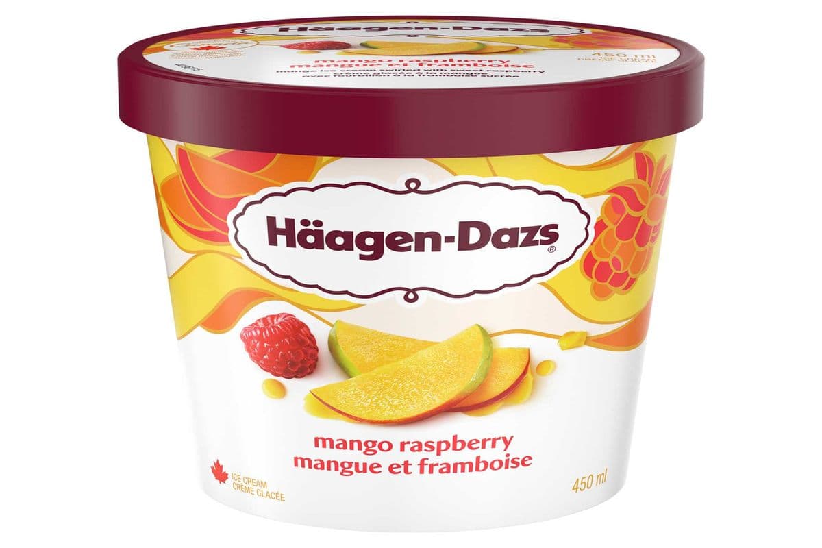 Haagen-Daz Mango Raspberry (450 ml)