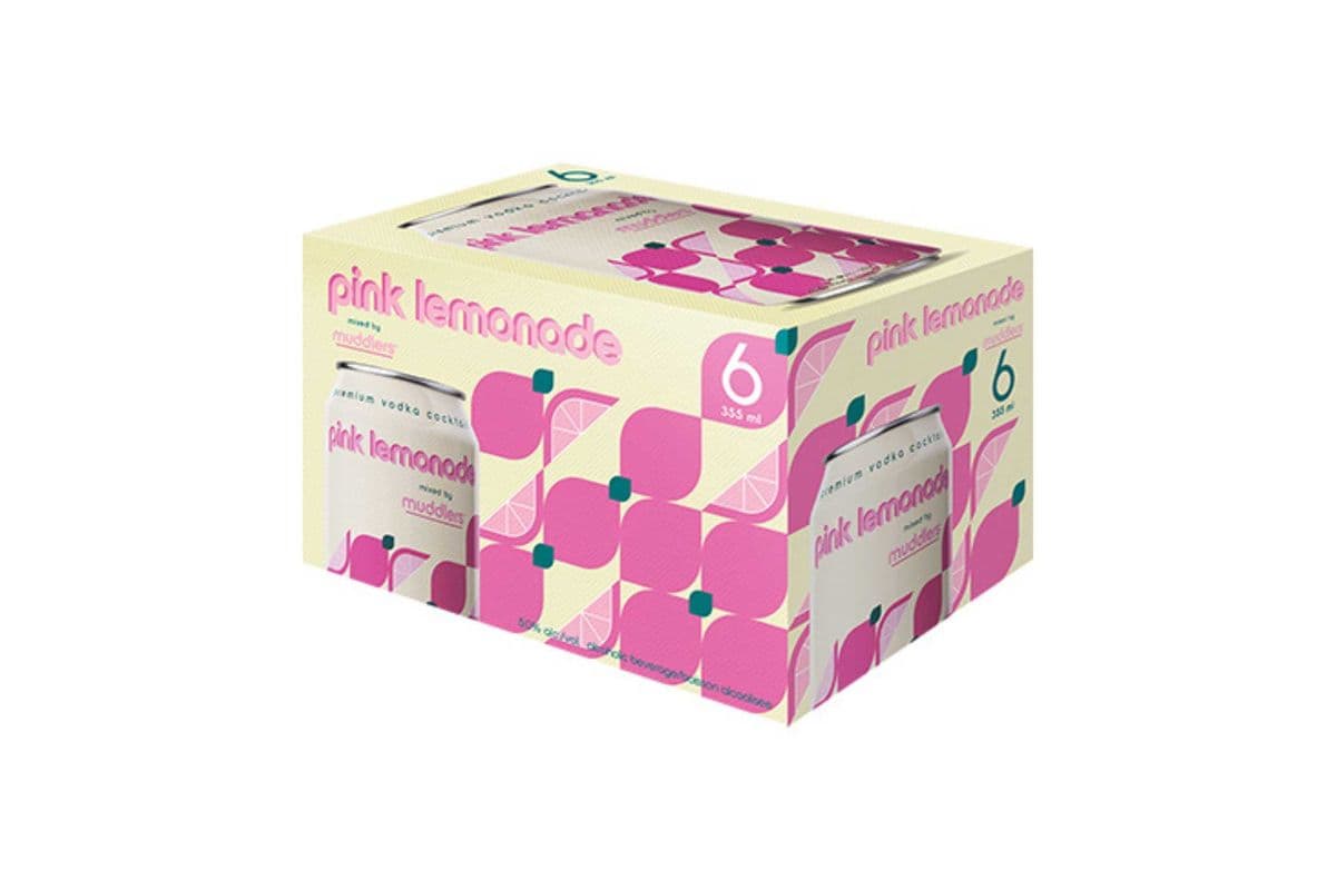 Muddlers Pink Lemonade (6 Cans) (6 x 355ml)