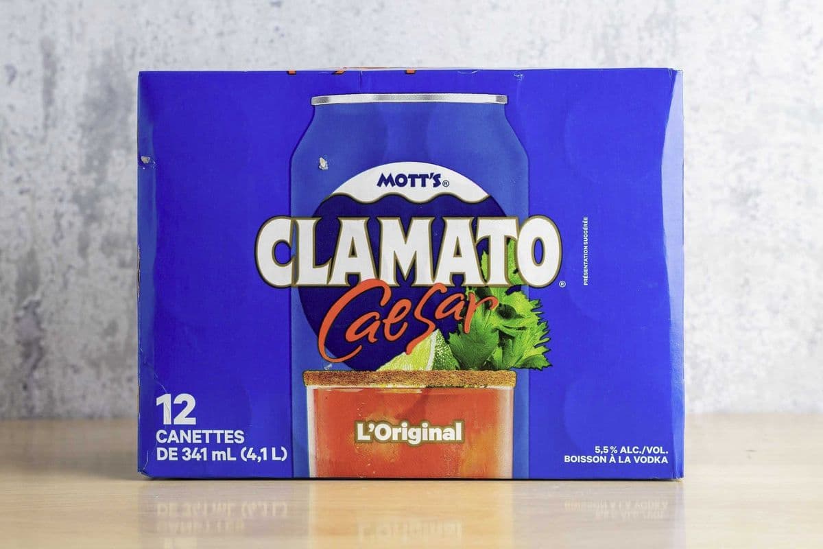 Motts Clamato Caesar Original 6 Can (6 x 341ml)