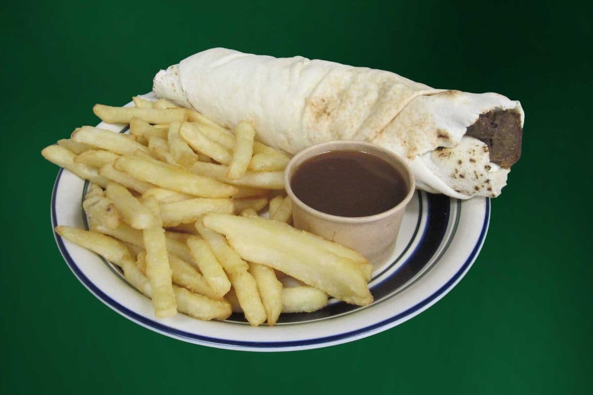 Large Beef Donair Platter