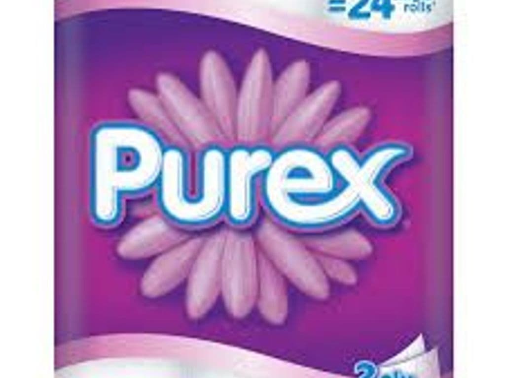 PUREX BATHROOM TISSUES 12 DOUBLE ROLLS