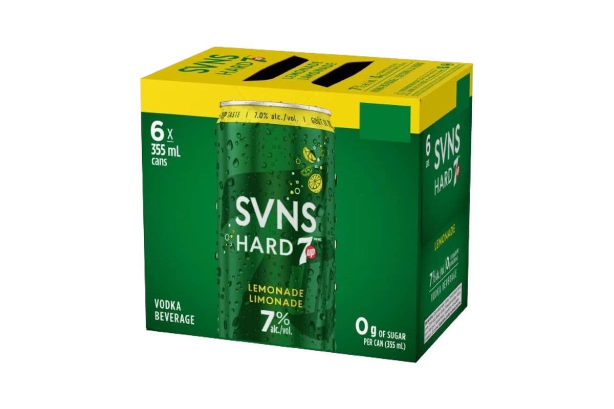 SVNS Hard 7up Lemonade (6 x 355mL Cans)