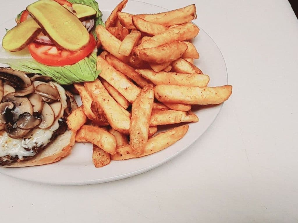Swiss Mushroom Burger