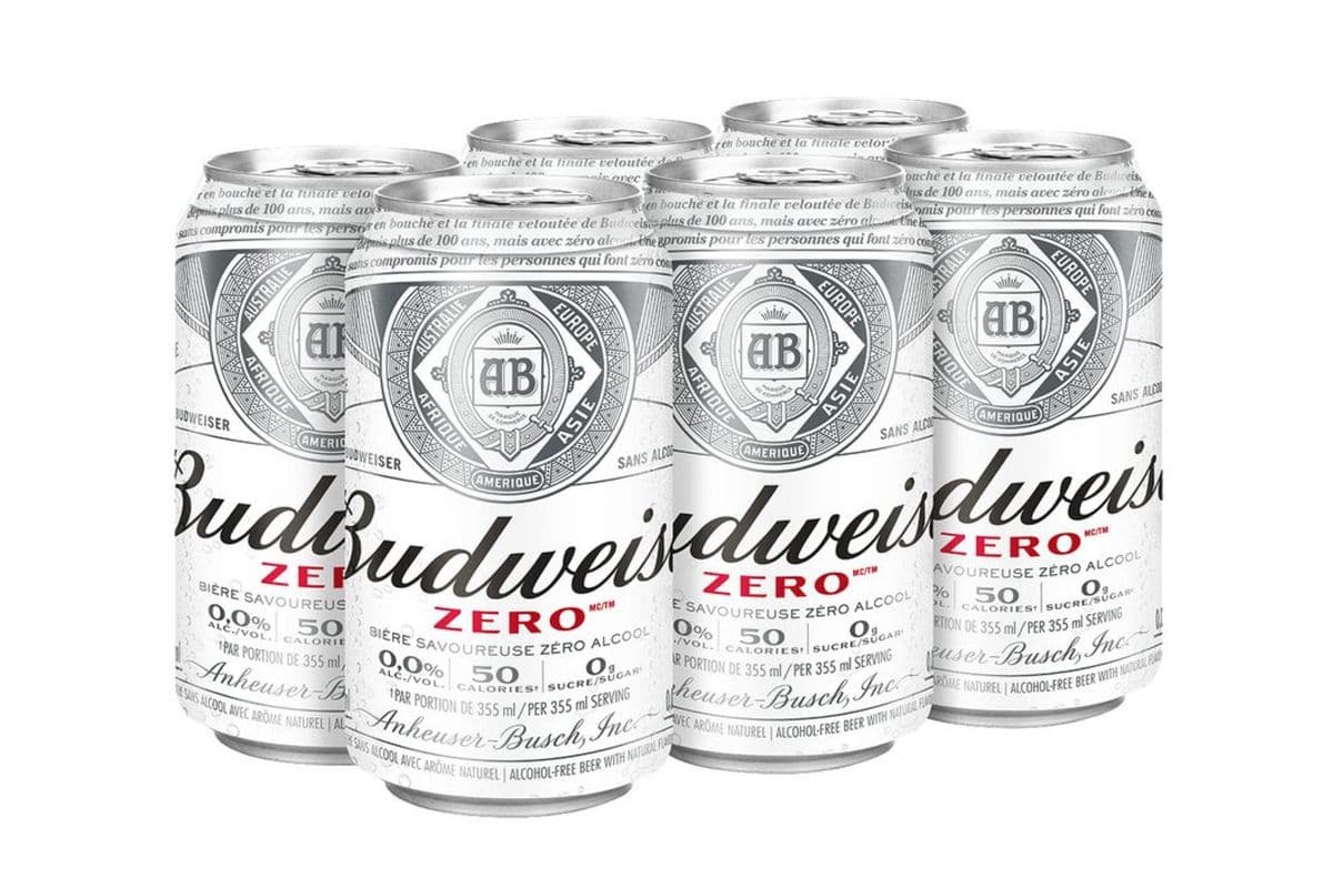 Budweiser Zero 8PK (8x355mL Cans)