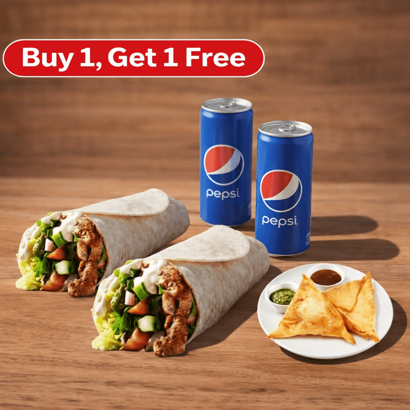 Bundle Regular Wrap with Samosa