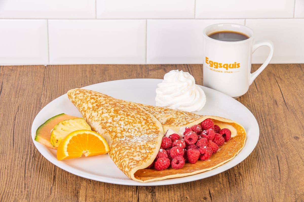 Crepe framboises / Raspberry crepe