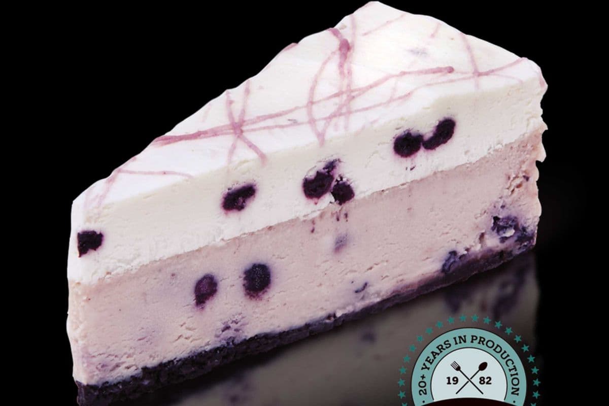 White Blueberry Cheesecake