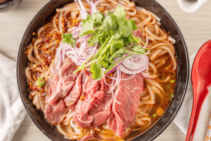25. Spicy Satay Beef Noodle Soup