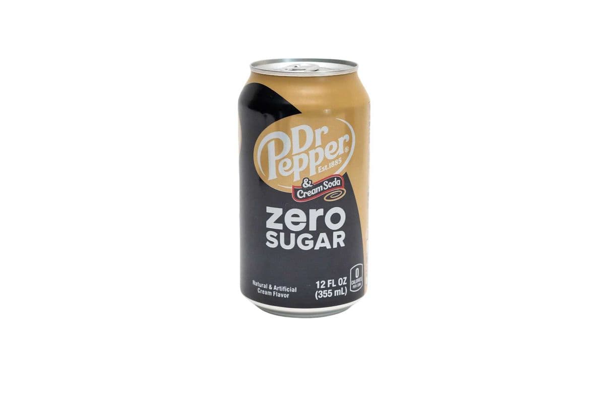 Dr Pepper & Cream Soda Zero Sugar (355 ml) (0 Cal)