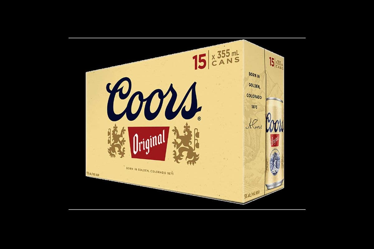 COORS ORIGINAL (15 x 355 ML CANS) (15 x 355ML)