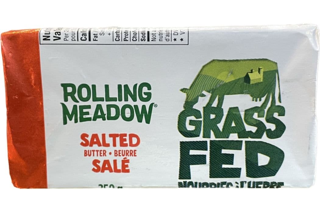 Rolling Meadows Grass Fed Salted Butter (250 g)