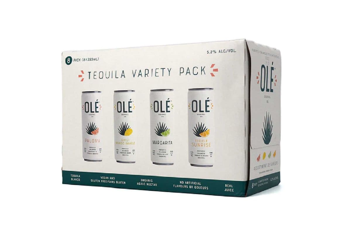 OLE Tequila Cocktails Variety Pack (8 Pack Cans) (8 x 355 ml)
