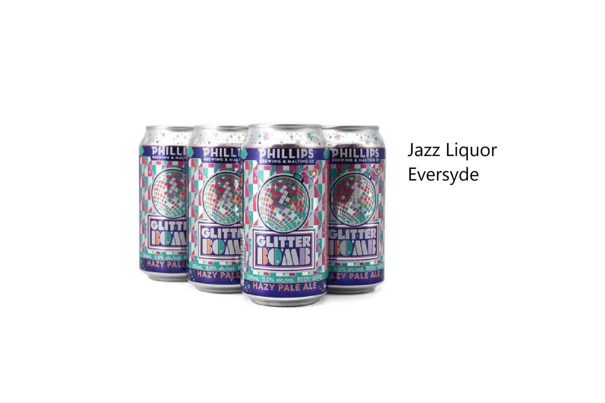 PHILLIPS GLITTER BOMB HAZY PALE ALE (1 x 6x355ML)