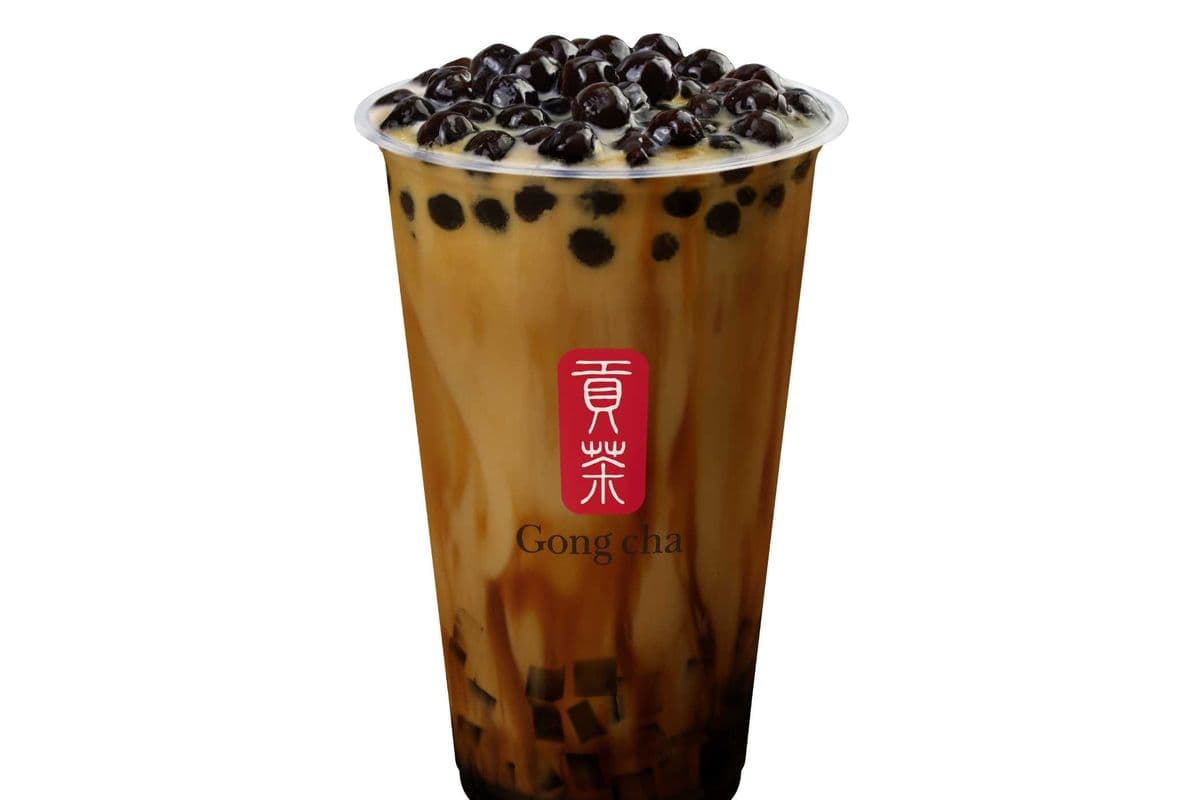 Brown Sugar Oolong Milk Tea with 2J