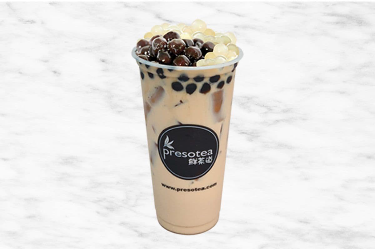 Panda Milk Tea: 熊猫双拼奶茶