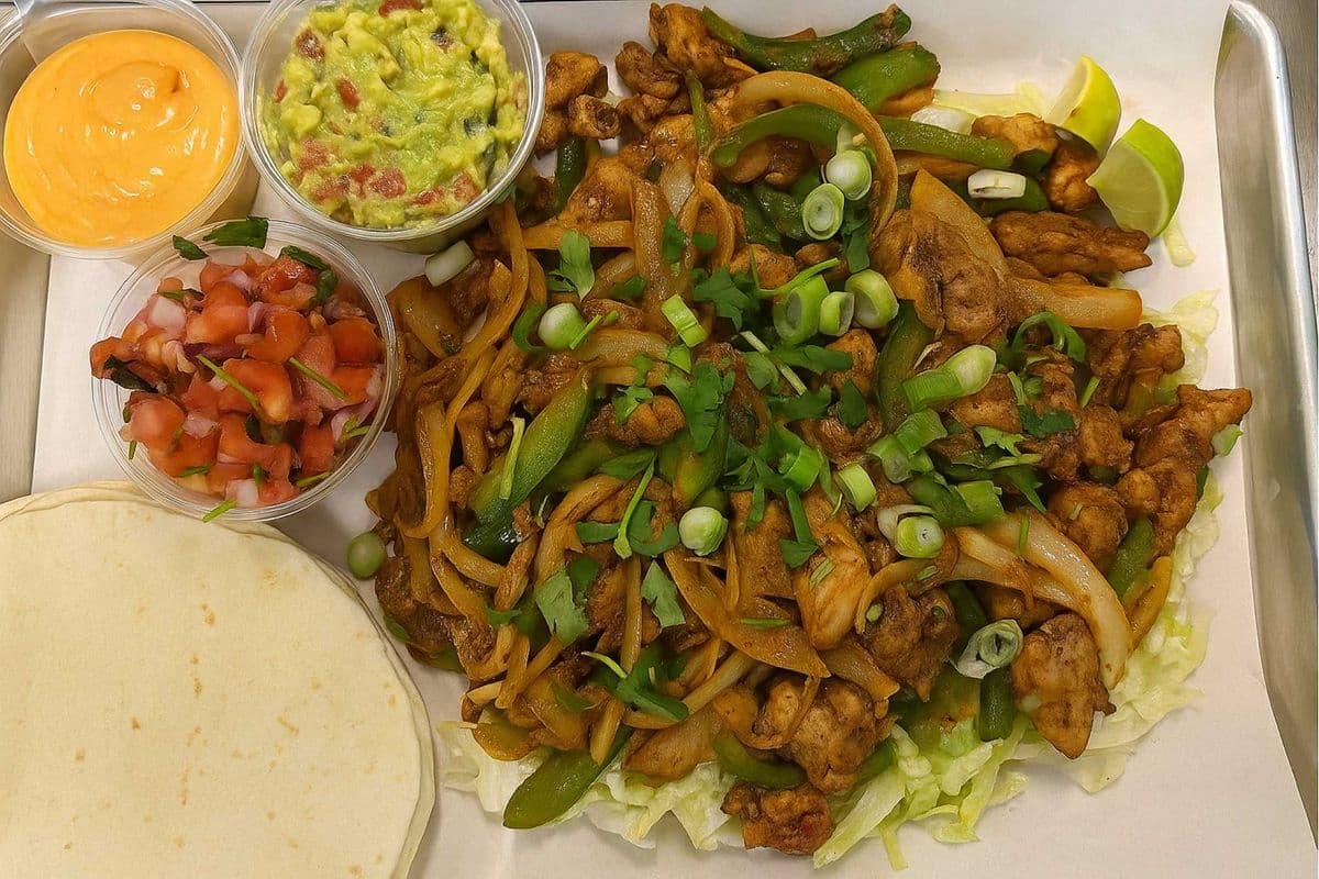 Fajitas ( Serves 2 )+ 2 Can POPs