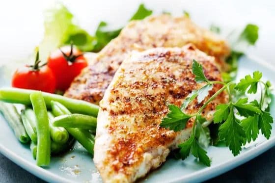 60. Grilled Chicken Breast Salad